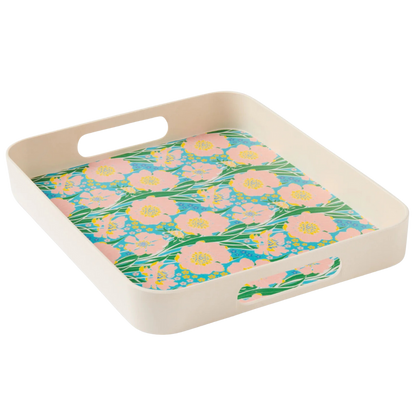 Tumbling Flowers Serving Tray
