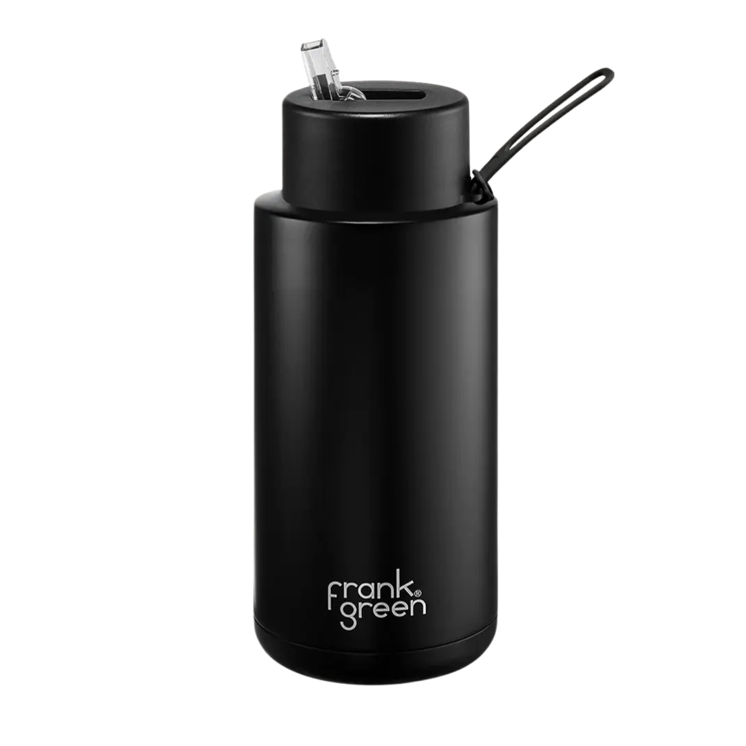 Frank Green Ceramic Reusable Bottle - Midnight 1 Litre