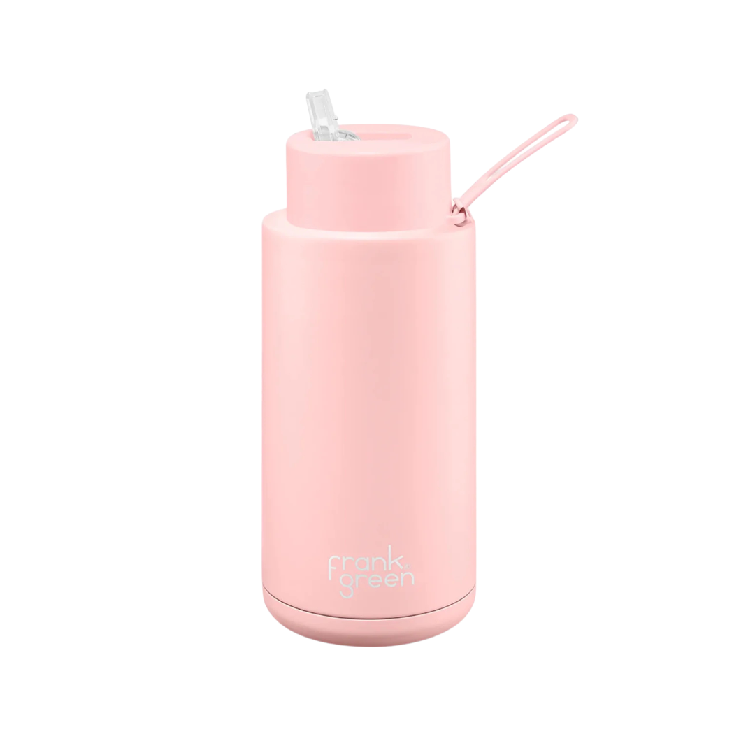 Frank Green Ceramic Reusable Bottle - Blushed 1 Litre