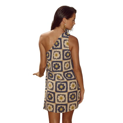 Rowena Mini Dress - Rowena Print