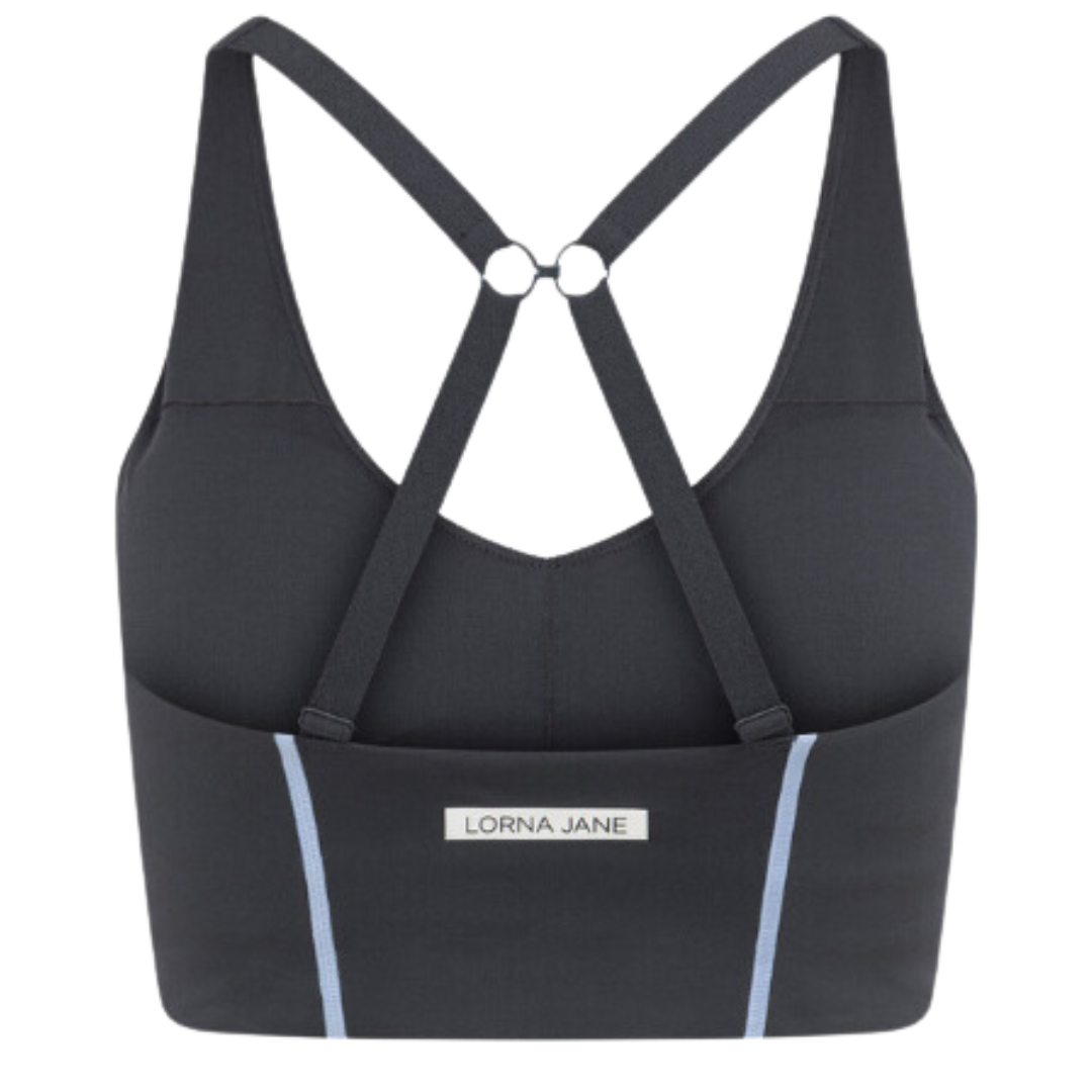 Unwind Longline Sports Bra - Dark Titanium