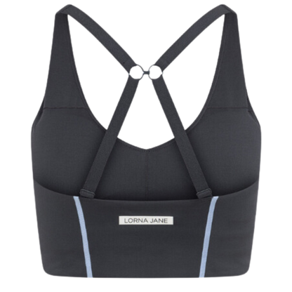 Unwind Longline Sports Bra - Dark Titanium