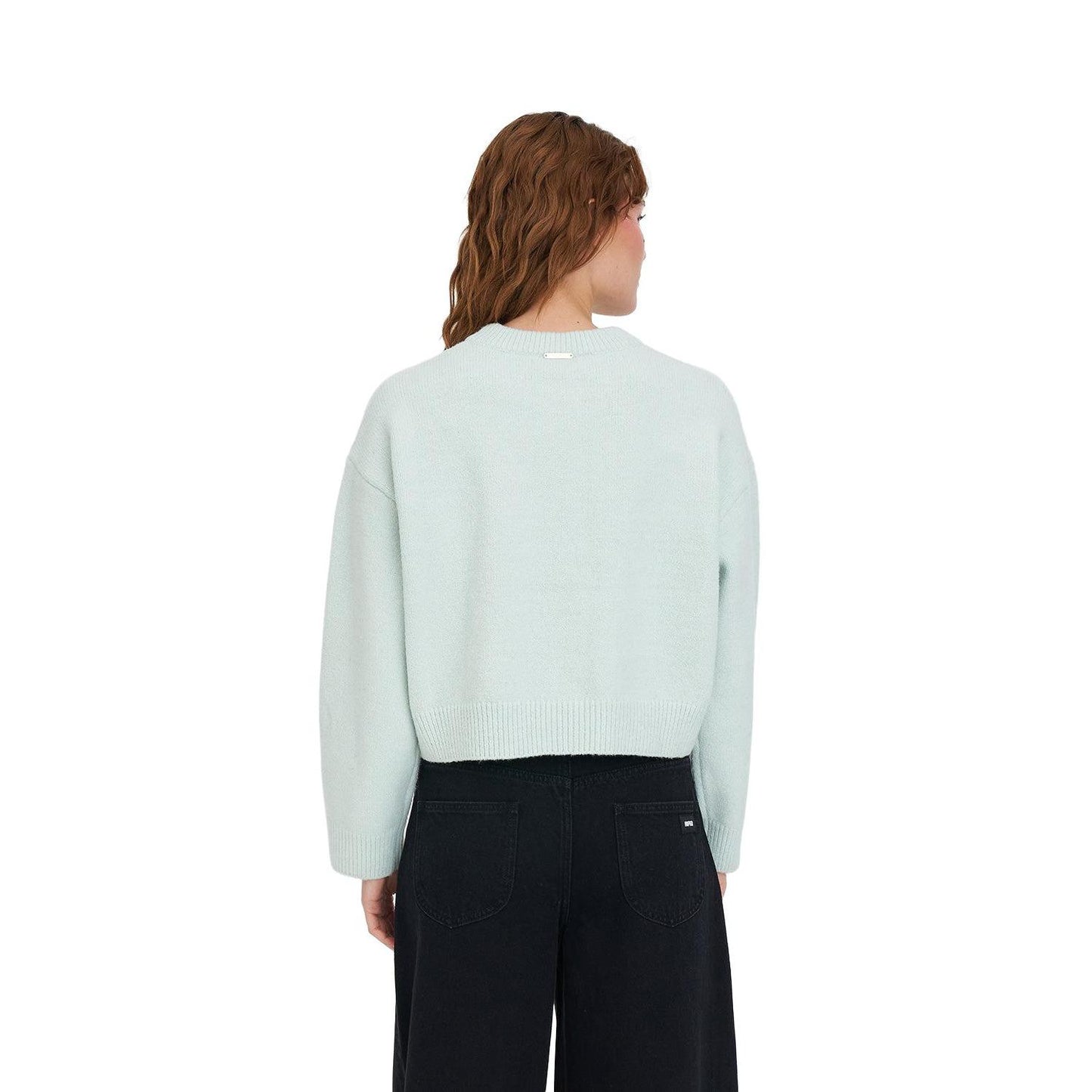 Elle Crop Cardigan Mint