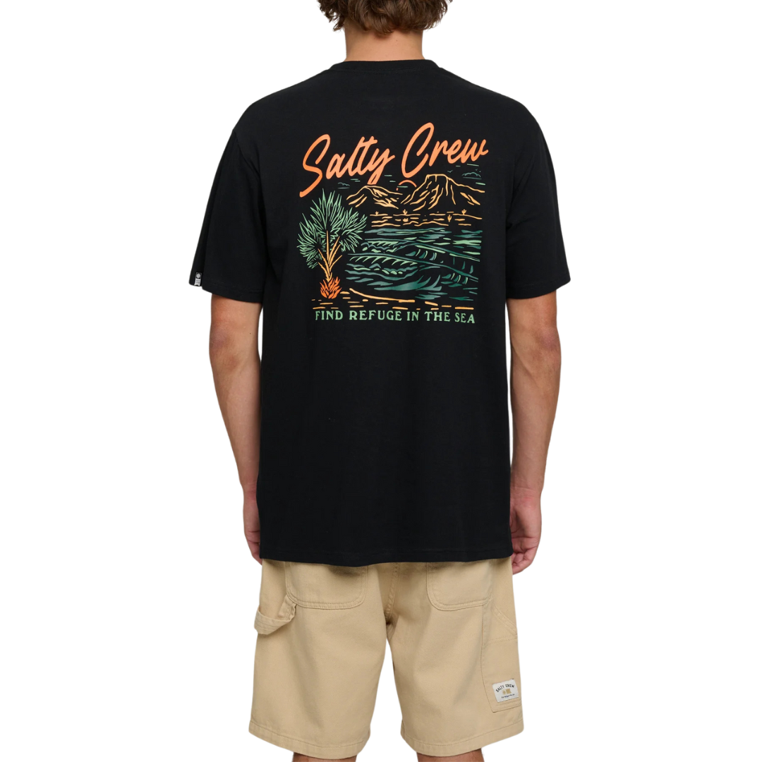 Western Waves Standard SS Tee - Black