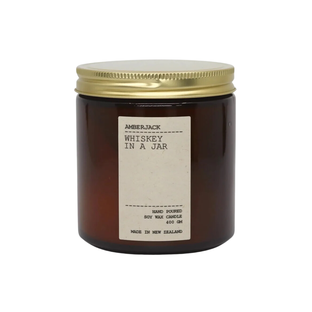 Whiskey in a Jar - Large Soy Candle