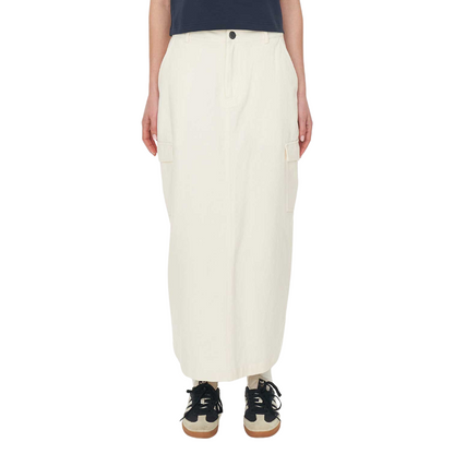 Work Cargo Maxi Skirt - Ecru