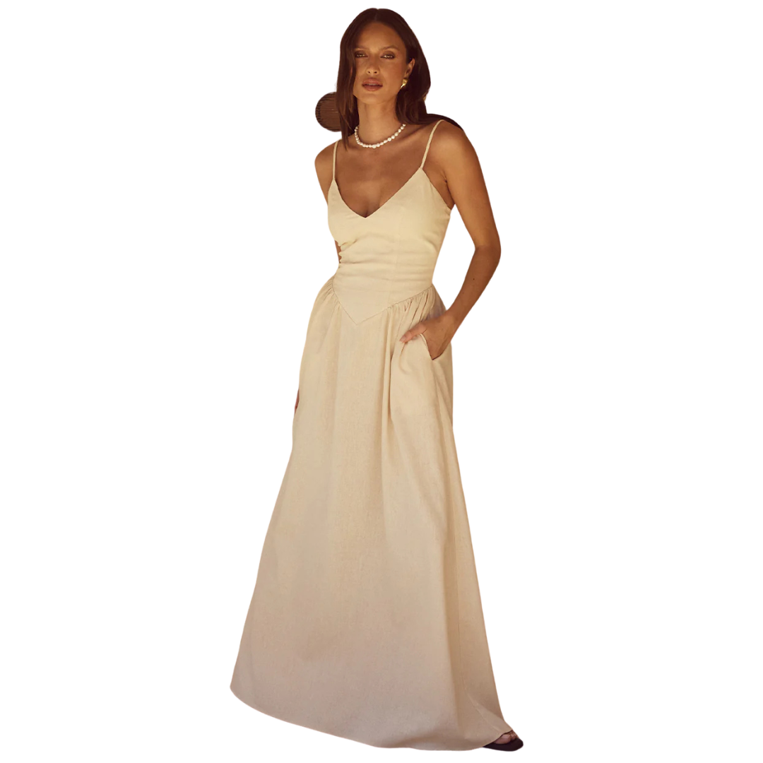 Zephy Maxi Dress - Sand