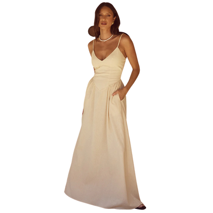 Zephy Maxi Dress - Sand