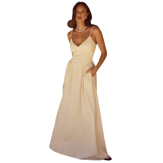 Zephy Maxi Dress - Sand