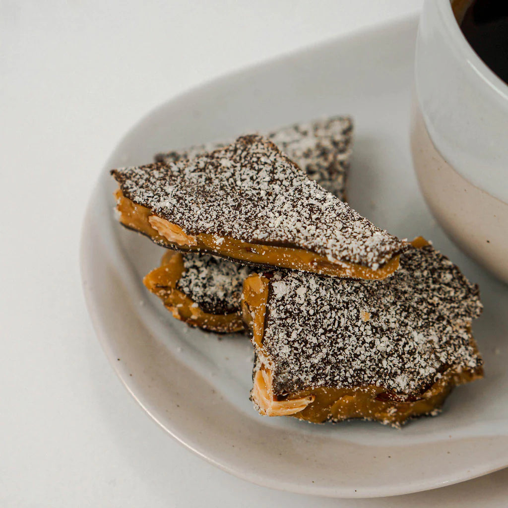 Dark Chocolate & Almond Toffee - 100g Pouch