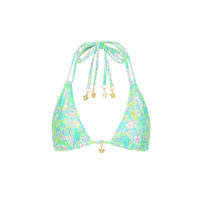 Bralette Bikini Top - Hibiscus Fizz