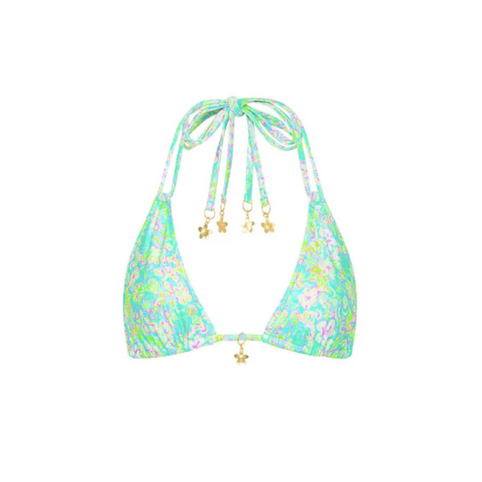 Bralette Bikini Top - Hibiscus Fizz
