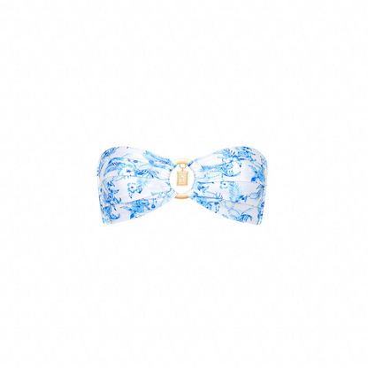 Strapless Bandeau Bikini Top - Vintage Paradise