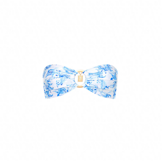 Strapless Bandeau Bikini Top - Vintage Paradise