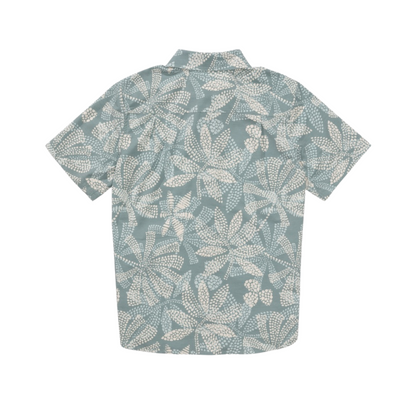 Salty Crew Drifter UV Button up short sleeve shirt - Atlantic green