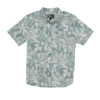 Salty Crew Drifter UV Button up short sleeve shirt - Atlantic green