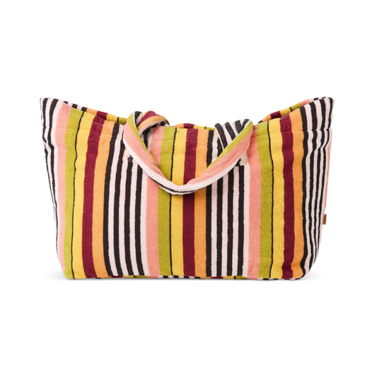 Casablanca Stripe Terry Oversized Beach Bag One Size