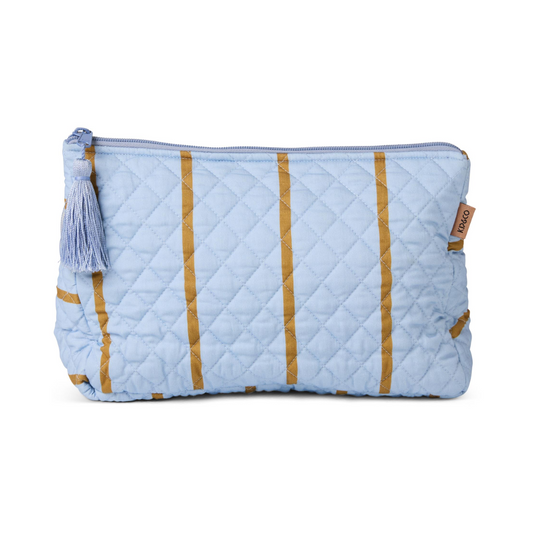 Como Stripe Quilted Cotton Toiletry Purse One Size