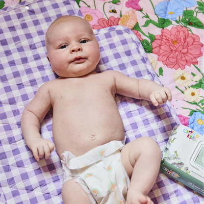Follow The Sun Yellow Baby Change Mat One Size