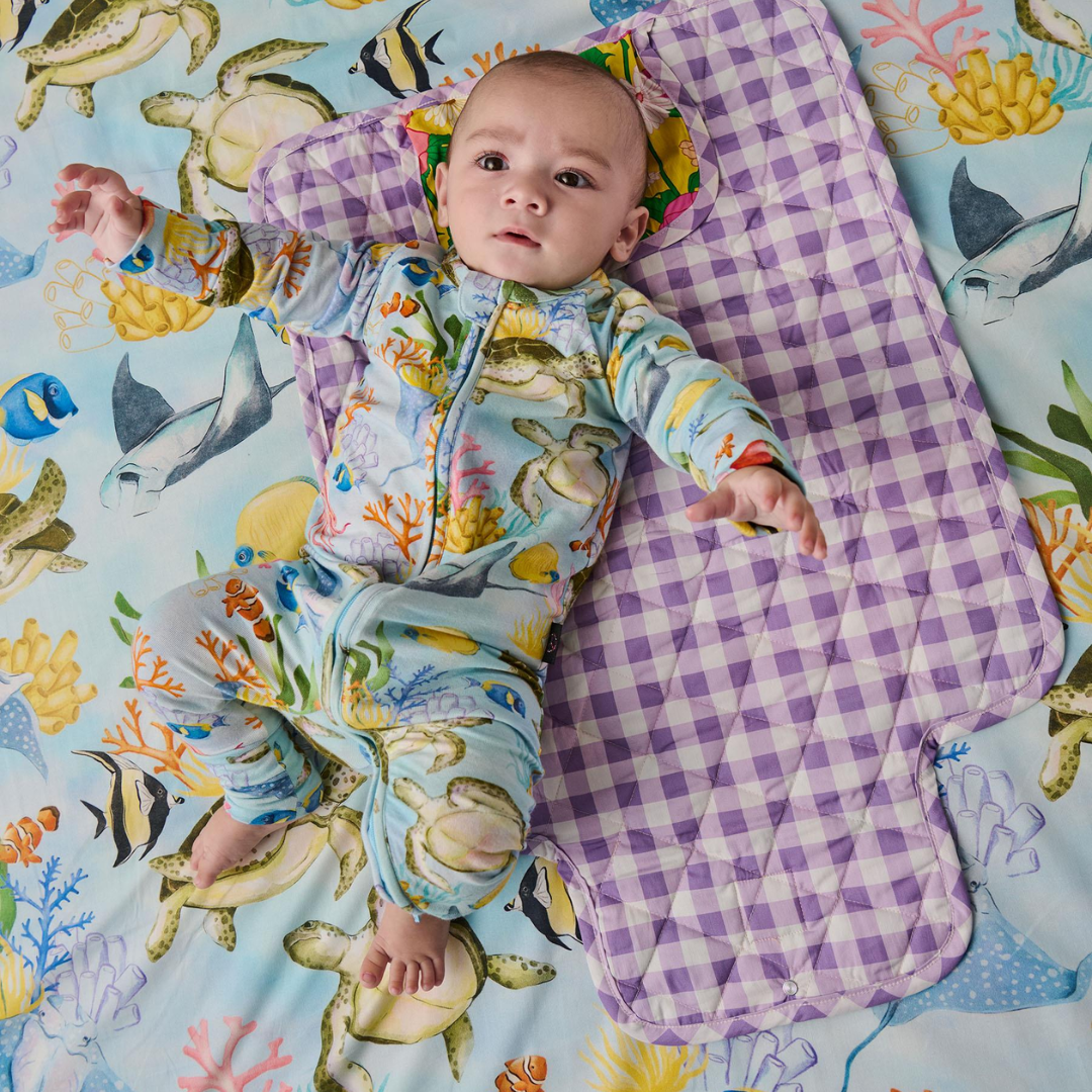 Follow The Sun Yellow Baby Change Mat One Size