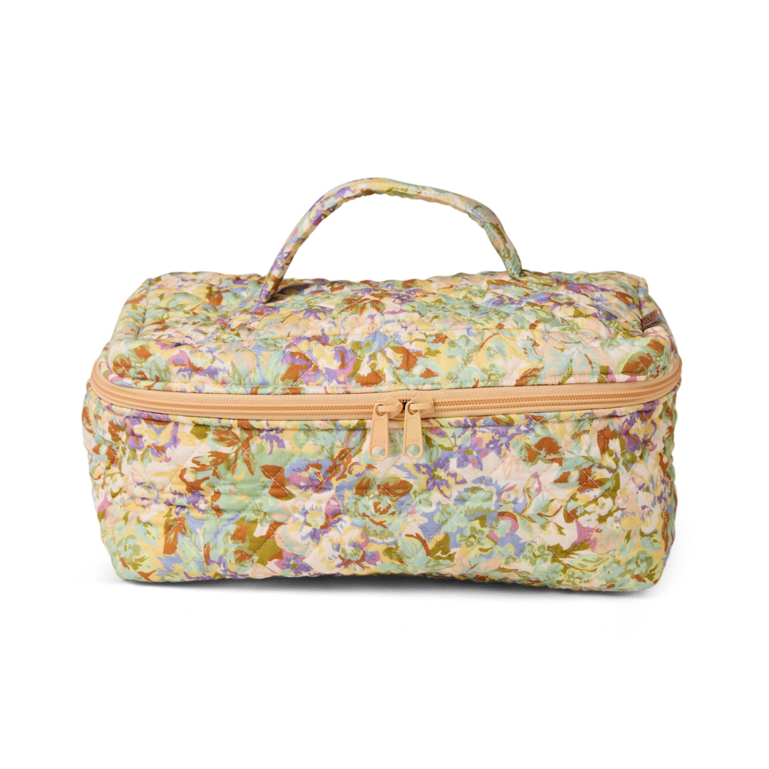 Forever Mine Quilted Cotton Toiletry Case One Size