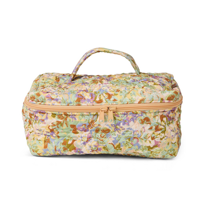 Forever Mine Quilted Cotton Toiletry Case One Size