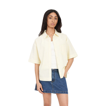 Cruise Stripe Dad Shirt Butter/Chalk