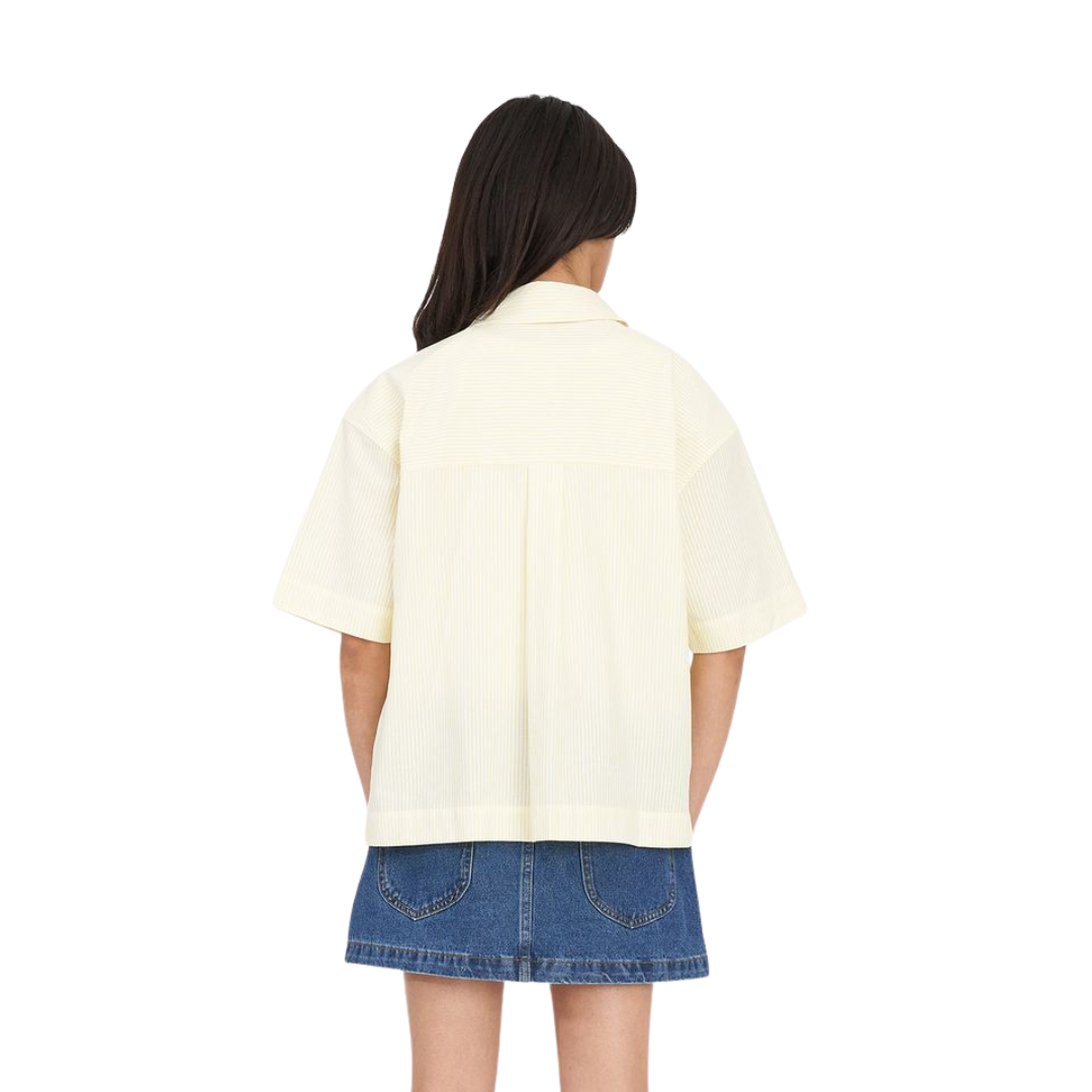 Cruise Stripe Dad Shirt Butter/Chalk