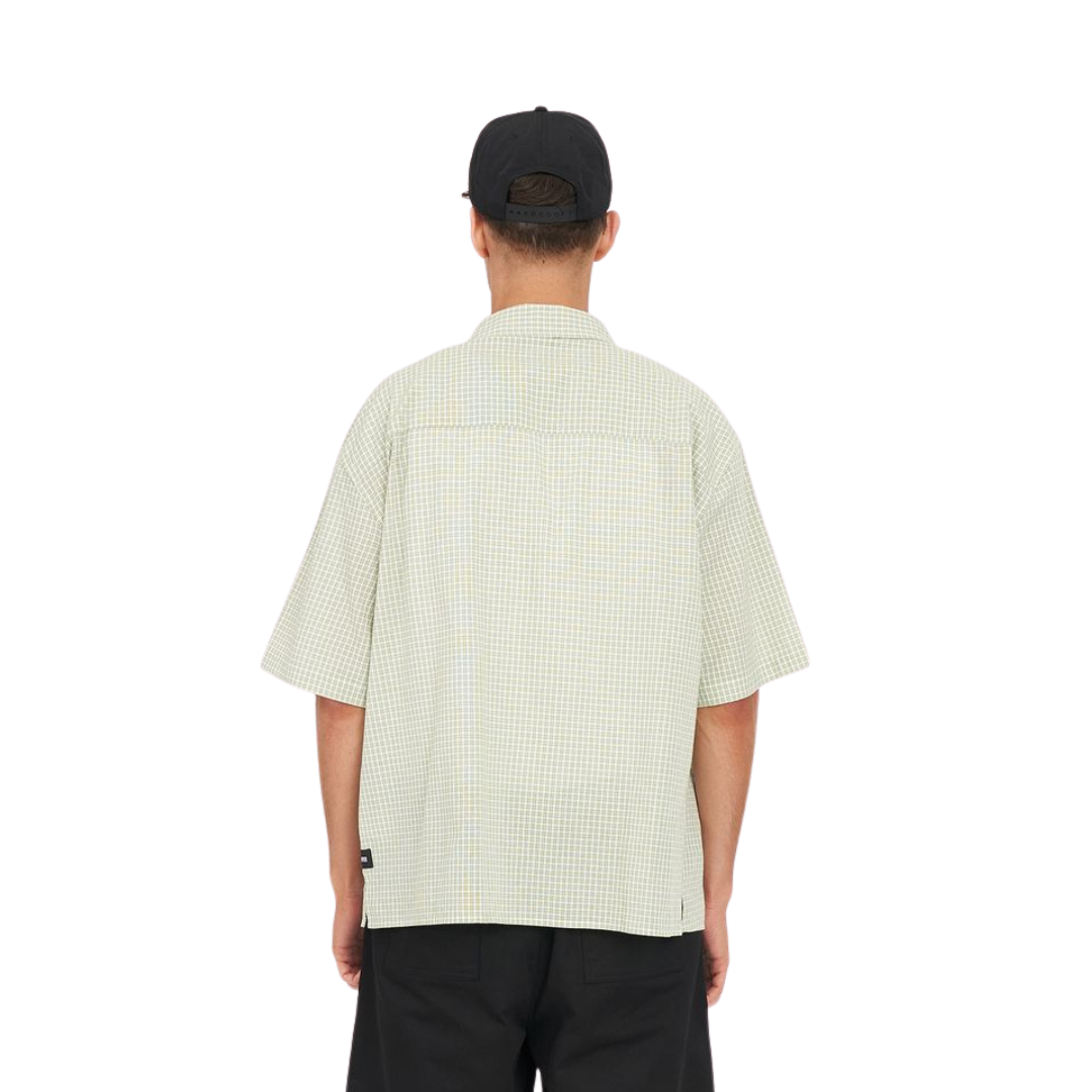 Crosby Ss Shirt Matcha/ Chalk