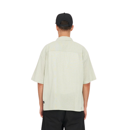Crosby Ss Shirt Matcha/ Chalk