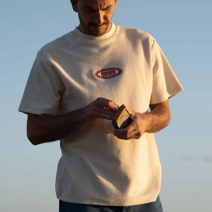 Stamp Vintage Terry Ss T-Shirt Natural