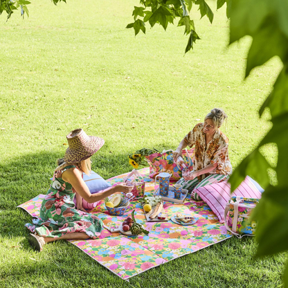 Follow The Sun Yellow Picnic Mat One Size