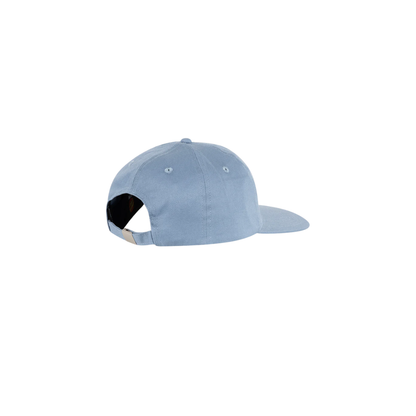 Flaming Dice Dot Strapback Cap - Vintage blue