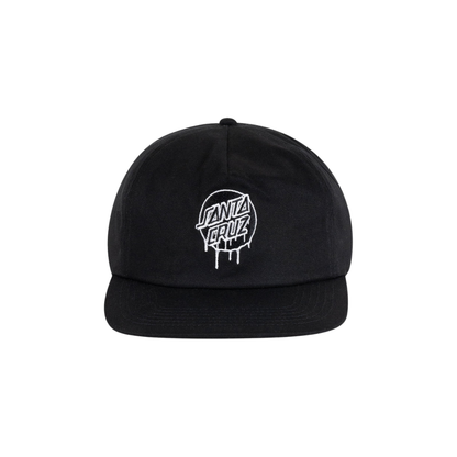 Drip Dot Snapback Cap - Black