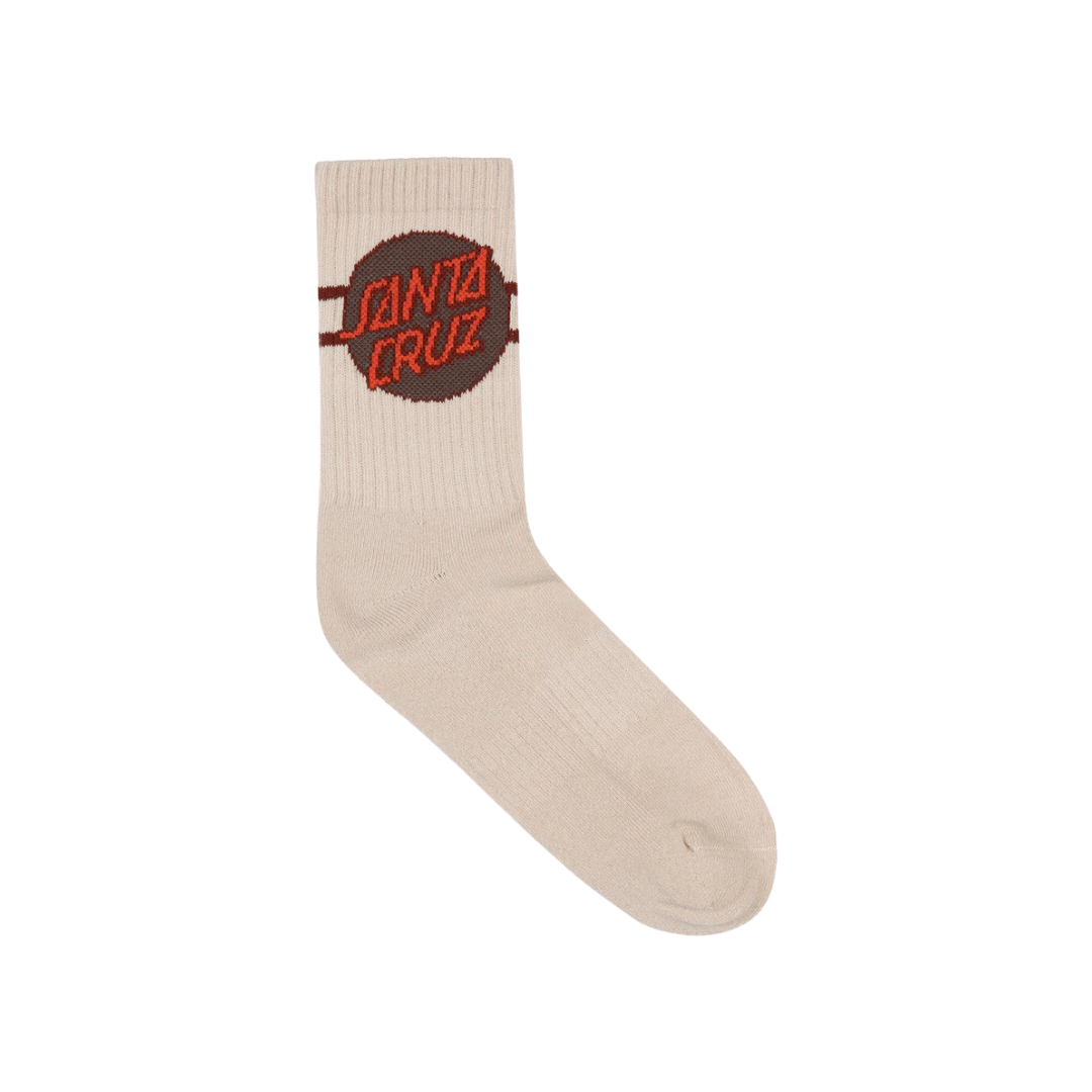 Other Dot Stripe Crew Sock 3 Pack - Natural white of