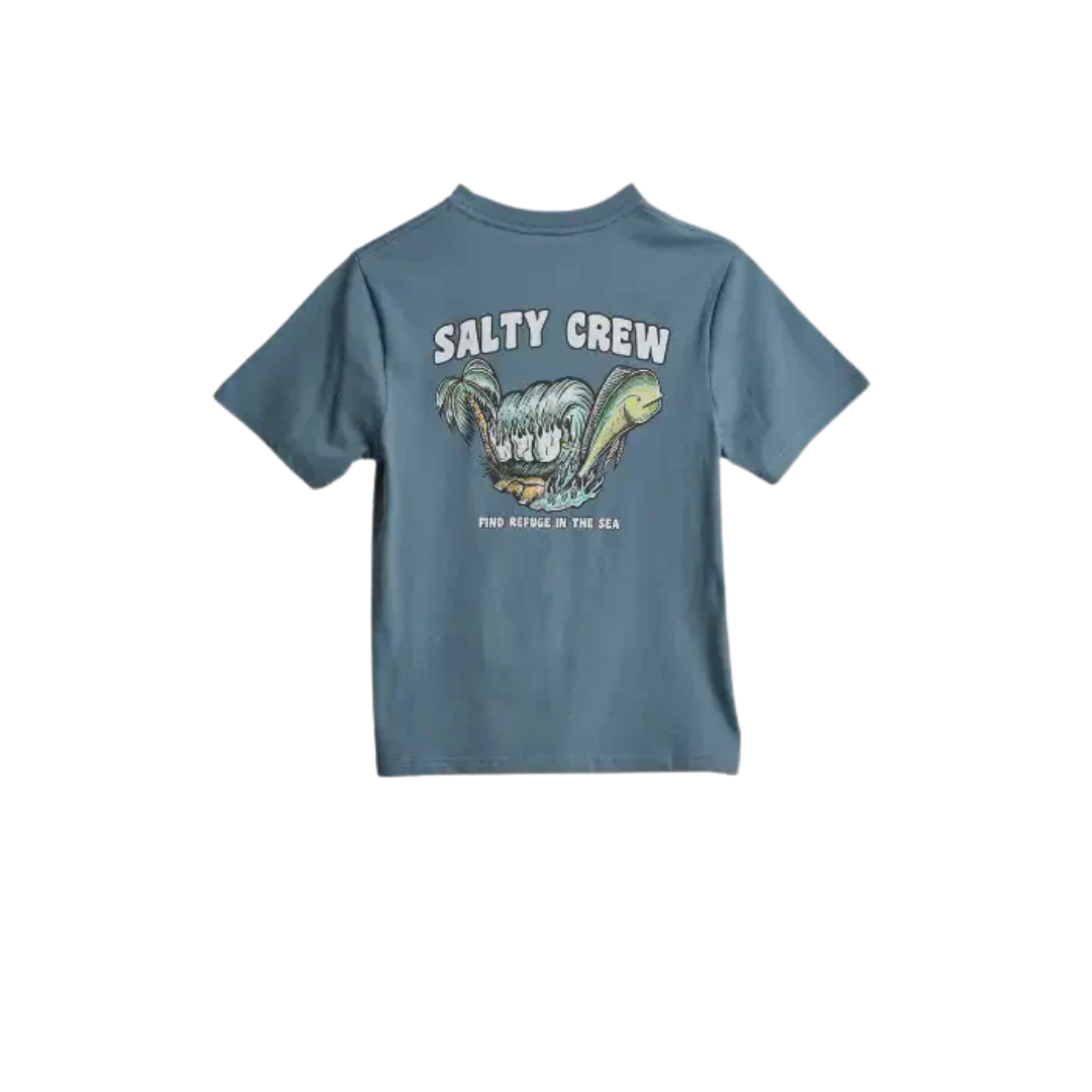 Shaka Boys SS Tee - Dark Slate
