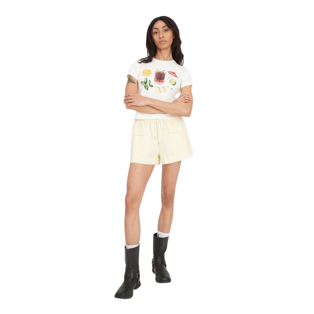 Cruise Stripe Short Butter/Chalk
