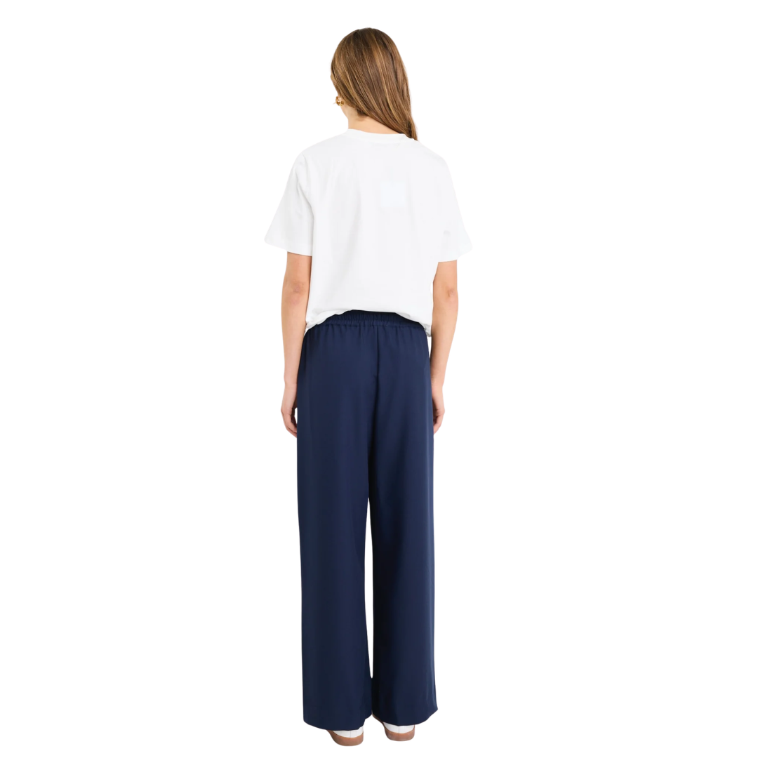 Townie Blue Side Stripe Elastic Waist Pants