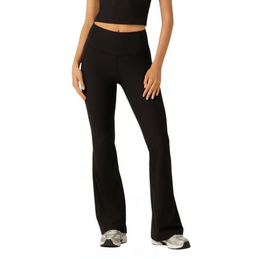 Irresistible Stomach Support Rib Flared Leggings