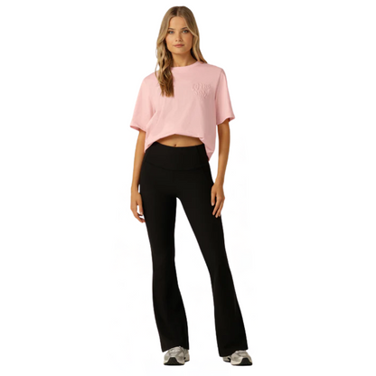 Irresistible Stomach Support Rib Flared Leggings