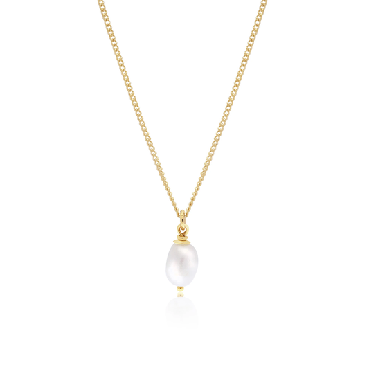 Margot Pearl Necklace - Gold