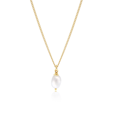 Margot Pearl Necklace - Gold