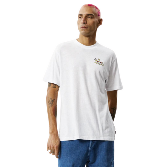 Catapillar Retro Graphic T-Shirt - White