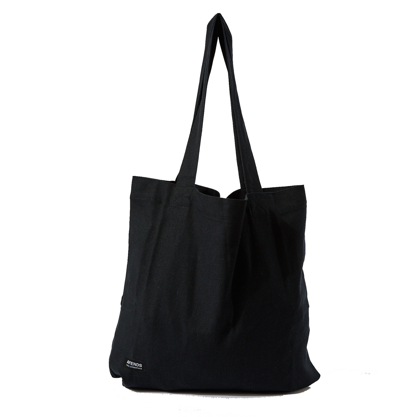 Crucial Hemp Tote Bag Black Invil