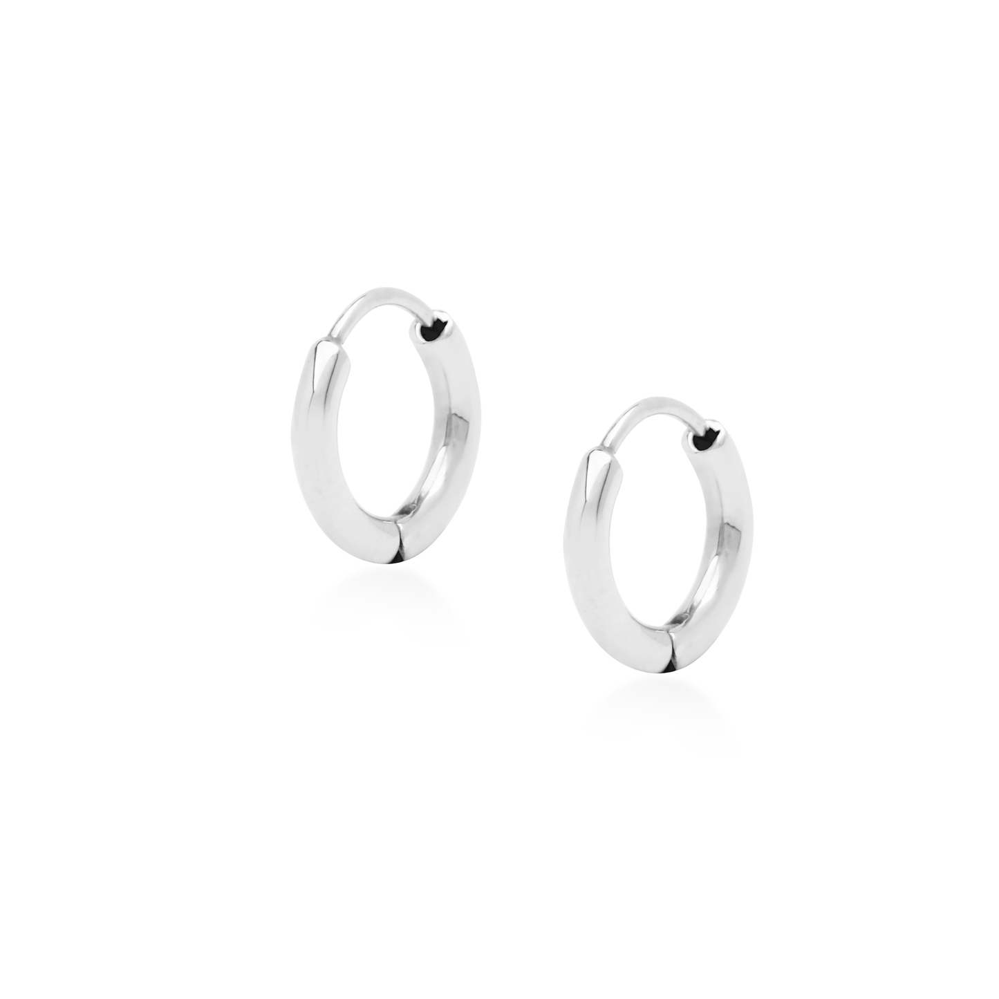Esme Huggie Hoops - Silver