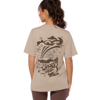 Psychedelic Paradise Relaxed Tee - Off White