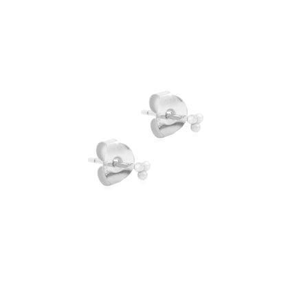 Sanur Stud Earrings - Silver